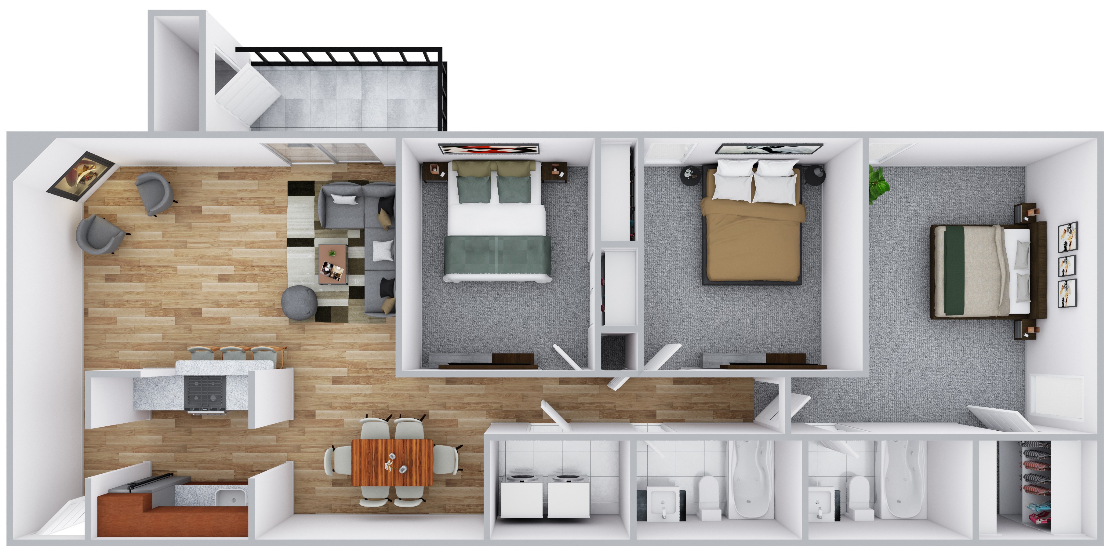 3 BEDROOM DELUXE Image